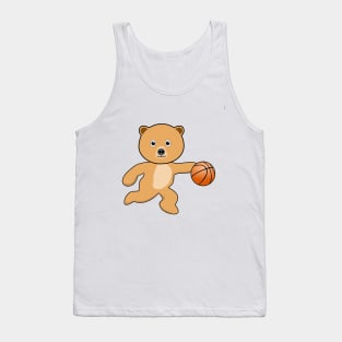 Bear and Basketball Tank Top